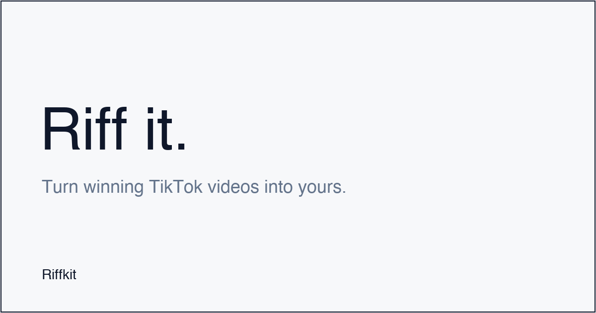 Riffkit
